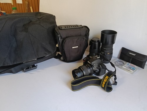 Nikon d5100 con tre obiettivi - d5100,